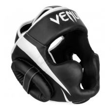 Боксерский шлем  VENUM ELITE HEADGEAR-BLACK/WHITE